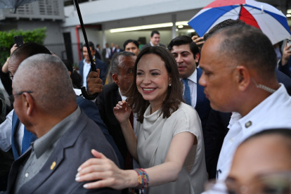 María Corina Machado es líder de la oposición política en Venezuela. Su grupo está impulsando la convocatoria a movilizaciones.
