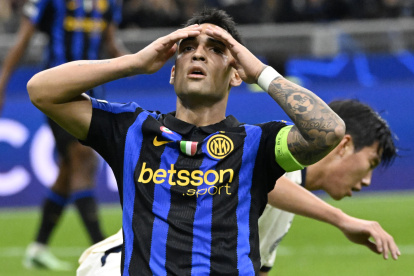 Lautaro Martínez, delantero argentino del Inter de Milán.