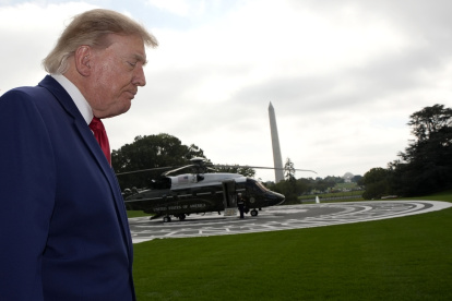 El presidente Trump participó en un mitin de mitad de mandato en Dalton, Georgia, en apoyo a los candidatos locales Rick Jackson y el representante Mike Collins.