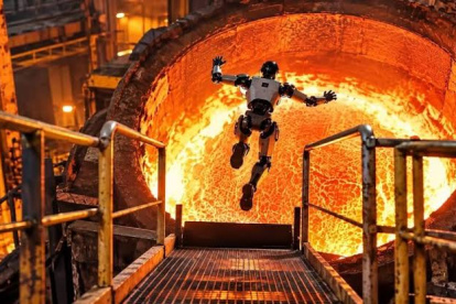 Figure AI destruyó su segunda generación de robots humanoides Figure 02 al lanzarlos a acero fundido.
