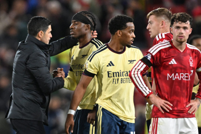 Noni Madueke marcó el gol de triunfo de Arsenal.