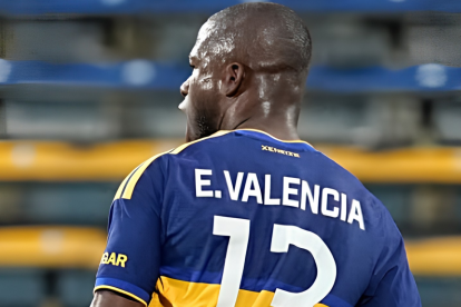 Enner Valencia, jugador de Boca Juniors.
