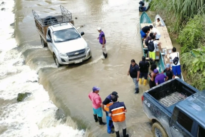 Imagen referencial: Las intensas lluvias de la noche del domingo 18 y la madrugada de este lunes provocaron inundaciones en diferentes sectores.