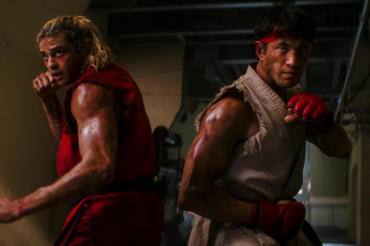 Toma de la nueva película de Street Fighter.