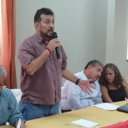 El director nacional de Unidad Popular, Geovanny Atarihuana, dijo que apelará la resolución que emitió el CNE.