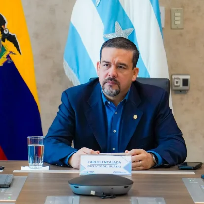 Carlos Encalada, prefecto del Guayas.