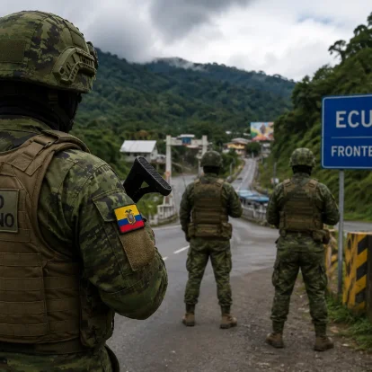 Militares realizaron un operativo en Taruka, Sucumbíos, donde se registró un enfrentamiento con civiles armados.
