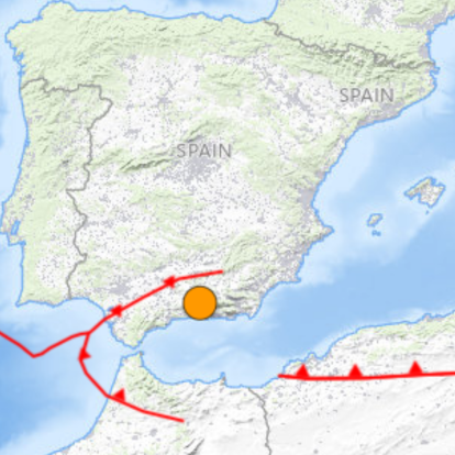 El sismo fue cerca de Granada, al sur de España.