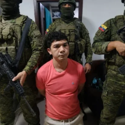 Pablo Adrián Hidalgo Tuárez, alias Caballo, fue detenido en La Maná, provincia de Cotopaxi,