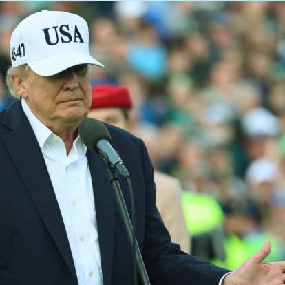 Donald Trump habló en Irlanda sobre la inteligencia artificial.