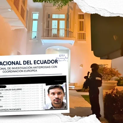 Una ficha policial de Carlos Cadena Pilco, candidato a la Alcaldía de Vinces, consta en el expediente del caso Cantabria, sobre la red de alias Pipo.