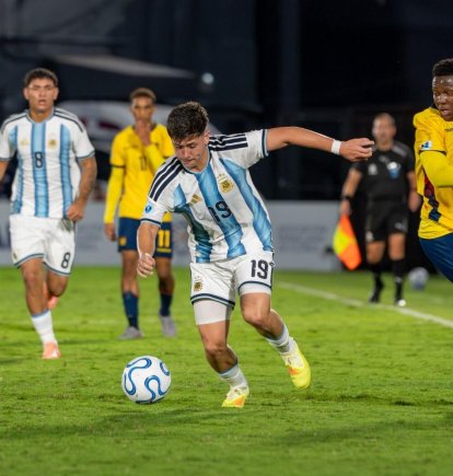 Ecuador sub-17 perdió ante Argentina.