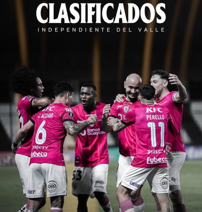 Independiente del Valle ante Flamengo en el estadio Atahualpa.