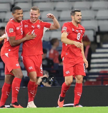 La Selección de Suiza enfrenta a Eslovenia en la UEFA Nations League.