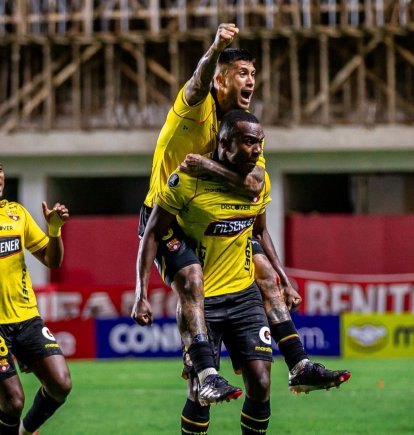Johnny Quiñónez le dio el gol a Barcelona SC ante Argentinos Juniors en Copa Libertadores.