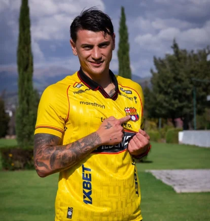 Sergio Núñez delantero uruguayo de Barcelona SC.