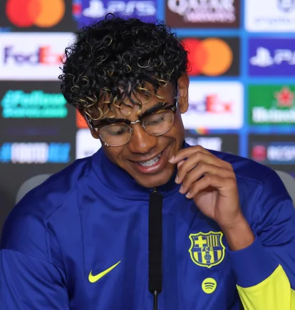 Lamine Yamal, delantero español del Barcelona.
