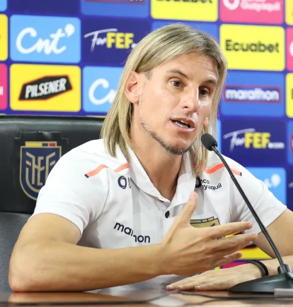 Sebastián Beccacece en la previa del debut de Ecuador en el Mundial 2026.