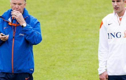 Van Gaal Van Persie Holanda Mundial 2014
