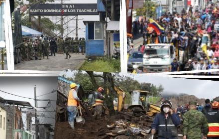Imágenes de los hechos que más impactaron al Ecuador