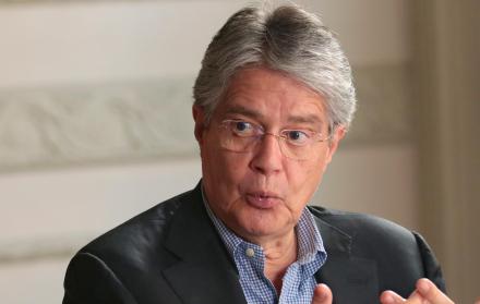El presidente Guillermo Lasso se dirigió este lunes a los ecuatorianos