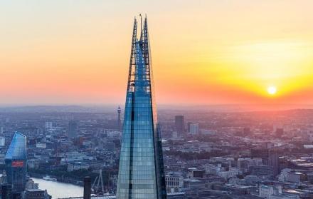 Londres y su edificio Shard, de 300 metros de altura