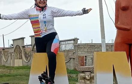 Jacqueline Bermeo ciclismo urbano