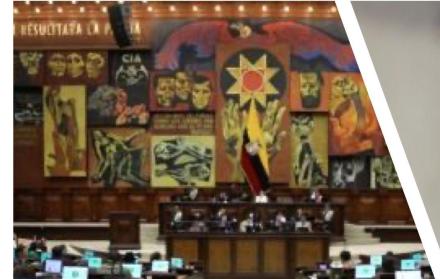 El asambleísta del Partido Socialcristiano, Alfredo Serrano, aseguró que el proyecto de Ley de Inteligencia no contará con los votos de su tienda política para su aprobación. Fotomontaje