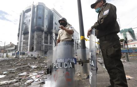 incendio contraloría reconstrucción paro nacional