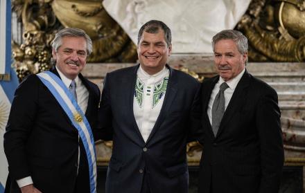 rafael correa presidente argentino alberto fernández