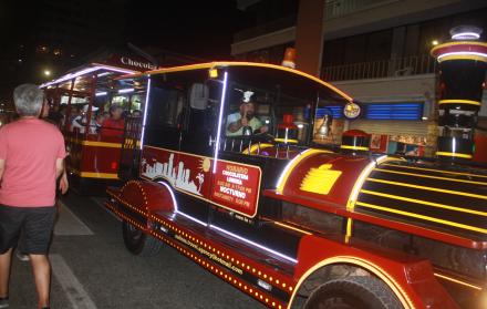 el tren de la playa en Salinas