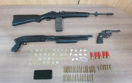 banda capturada armas de fuego