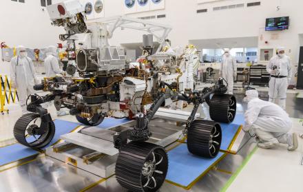 Mars 2020 Rover Drive Test
