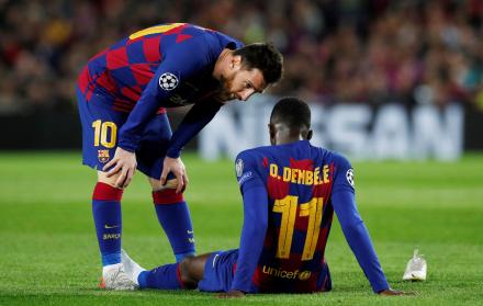 Messi y Dembélé