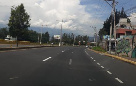 Tráfico vehicular a Quito