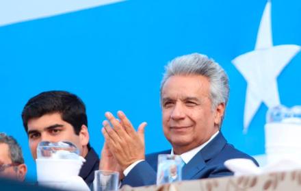 Presidente Lenín Moreno en la ceremonia por la Fundación de Guayaquil.