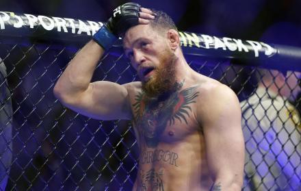 Conor McGregor tras su derrota contra Khabib Nurmagomedov en octubre.