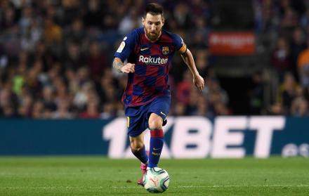 Messi anotó el tercer gol. 