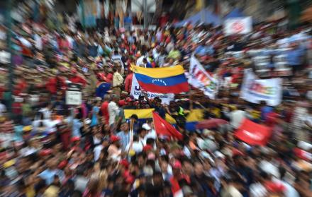 “El juramento del opositor ‘presidente interino de Venezuela’ (Juan Guaidó) y su inmediato reconocimiento por parte de Estados Unidos y otros países (...) busca acentuar la división de la sociedad venezolana”.