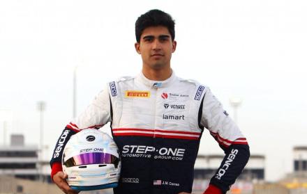 Juan Manuel Correa sufrió el percance mientras competía por el equipo Sauber Junior Team.