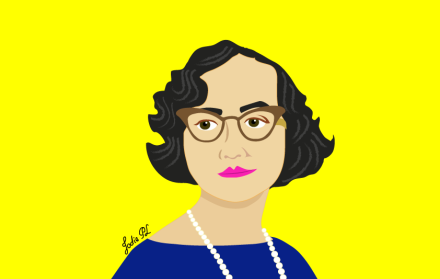 Ilustración realizada por su sobrina-bisnieta, usada por el #TeamMatilde.