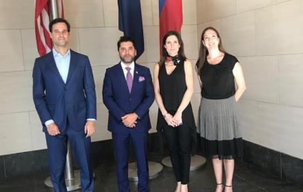 El ministro de Producción, Iván Ontaneda, se reunió con representantes de Goldman Sachs en Estados Unidos.