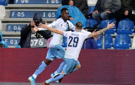 Felipe Caicedo, jugador de la Lazio, convirtió el tanto del triunfo de su equipo y se quedó con los tres puntos.
