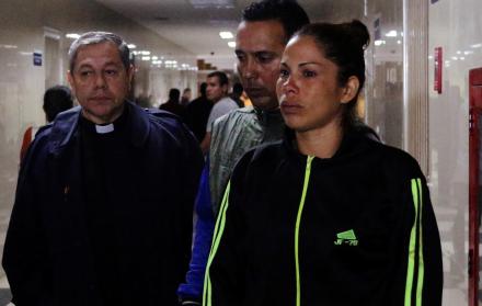 Adriana Parada, madre de Rufo Chacón, quien fue trasladado al hospital de San Cristóbal, la capital de Táchira.