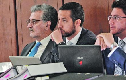 Procesado. Wilson Pástor (i), exministro de Recursos No Renovables.
