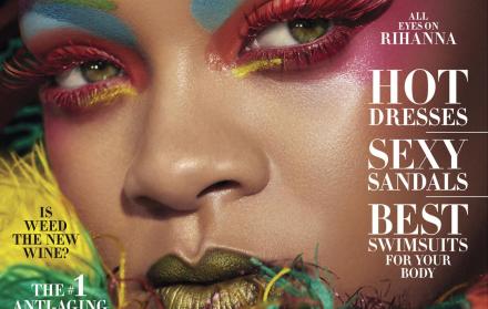 Rihanna en la edición de mayo de Harper’s Bazaar