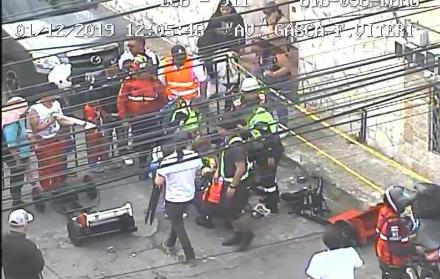 Las cámaras del ECU-911 registraron uno de los incidentes.