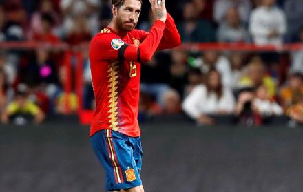 Defensa de la selección española Sergio Ramos.