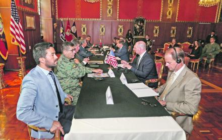 Convenio. Este año, el país firmó un convenio de cooperación con Estados Unidos destinado a fortalecer la vigilancia de las aguas territoriales con el uso de exploración aeromarítima.
