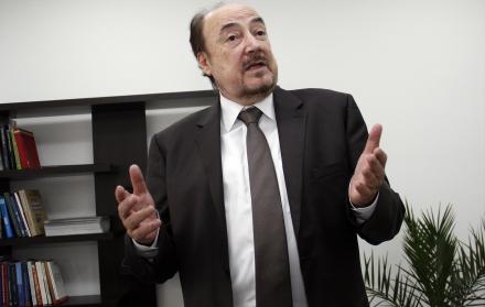 Larrea es presidente nacional del movimiento político, Democracia Sí. Exministro de Gobierno y Policía, y exministro coordinador de Seguridad Interna y Externa, ambos cargos durante el Gobierno del expresidente Rafael Correa.